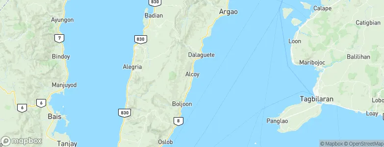 Alcoy, Philippines Map