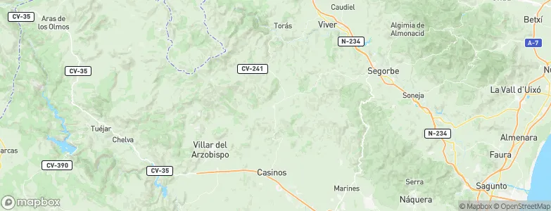 Alcublas, Spain Map