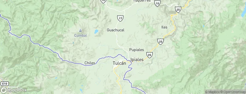 Aldana, Colombia Map