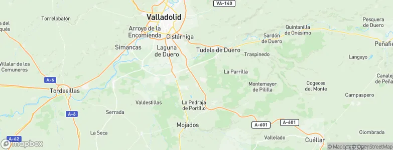 Aldeamayor de San Martín, Spain Map