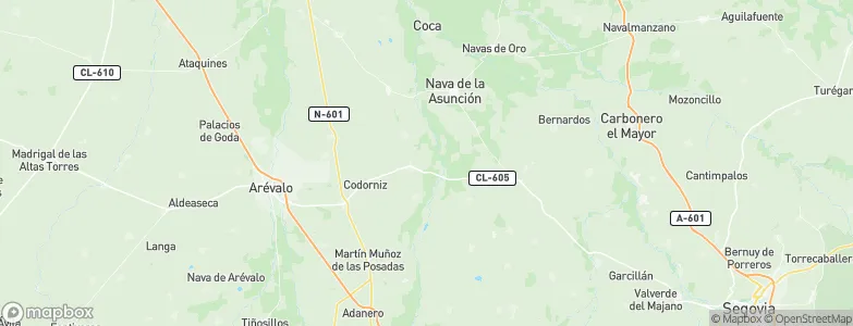 Aldeanueva del Codonal, Spain Map