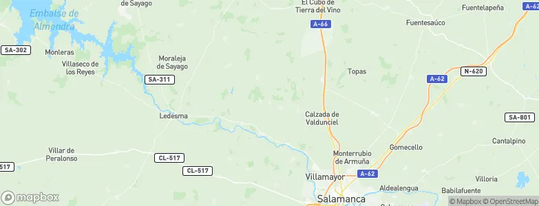 Aldearrodrigo, Spain Map
