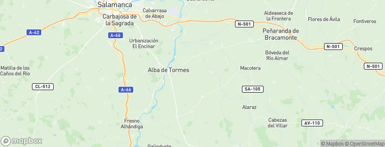 Aldeaseca de Alba, Spain Map