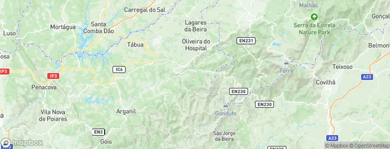 Aldeia das Dez, Portugal Map