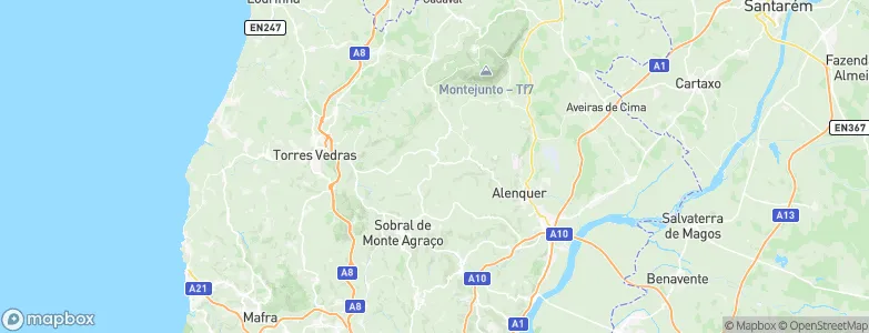 Aldeia Galega da Merceana, Portugal Map