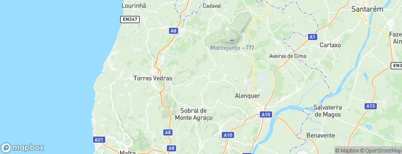 Aldeia Galega da Merceana, Portugal Map