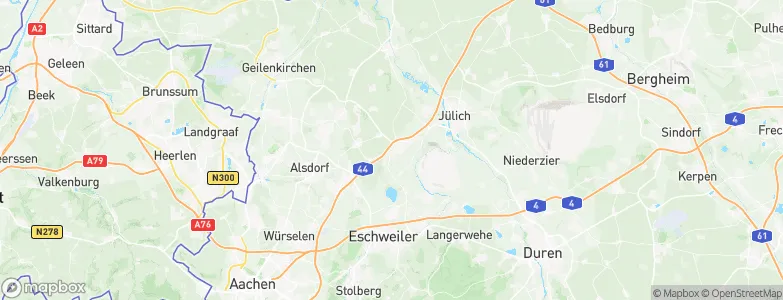 Aldenhoven, Germany Map