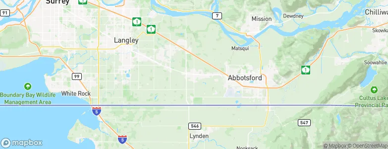 Aldergrove, Canada Map