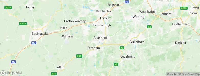 Aldershot, United Kingdom Map