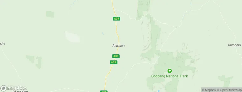 Alectown, Australia Map
