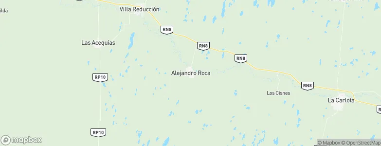Alejandro Roca, Argentina Map