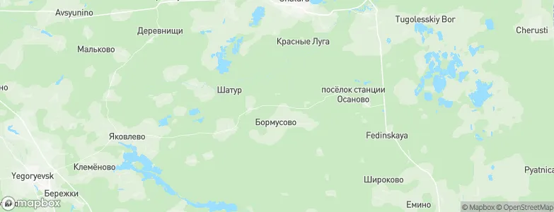 Aleksino-Shatur, Russia Map