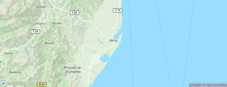 Aléria, France Map