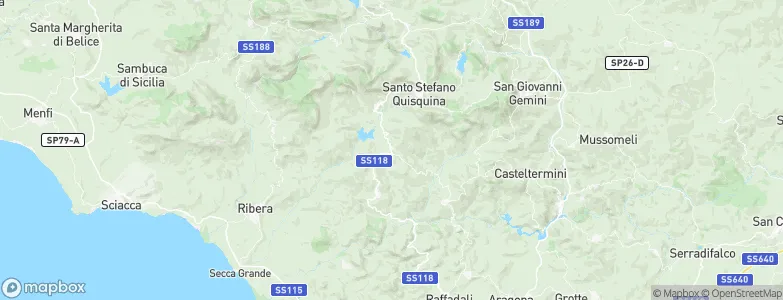 Alessandria della Rocca, Italy Map