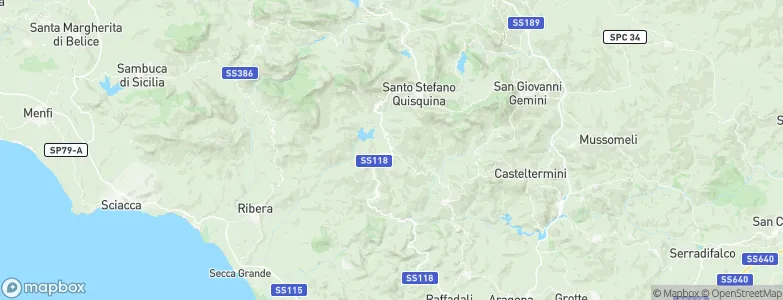 Alessandria della Rocca, Italy Map