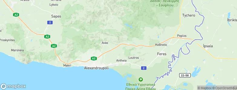 Alexandroupoli, Greece Map