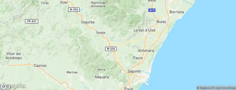 Alfara de la Baronia, Spain Map