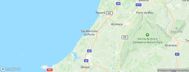 Alfeizerão, Portugal Map