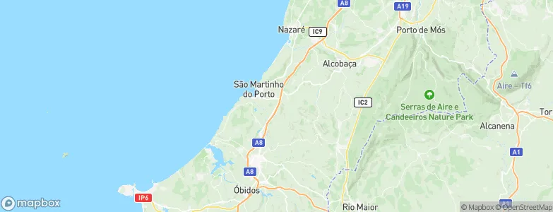 Alfeizerão, Portugal Map