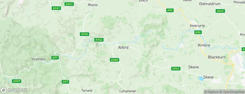 Alford, United Kingdom Map