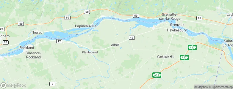 Alfred, Canada Map