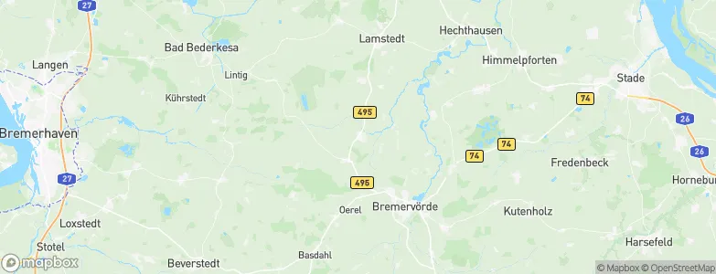 Alfstedt, Germany Map