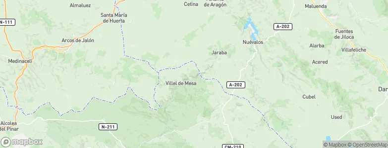 Algar de Mesa, Spain Map