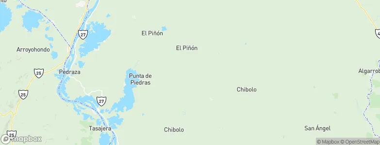 Algarrobo, Colombia Map
