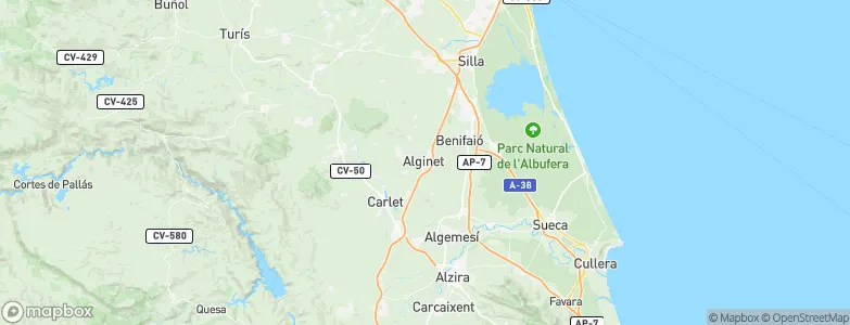 Alginet, Spain Map