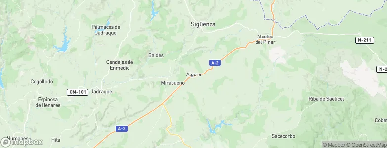Algora, Spain Map