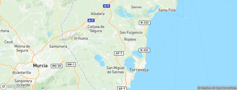 Algorfa, Spain Map