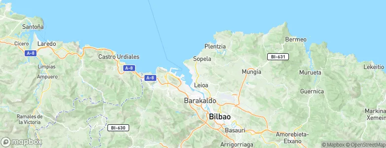 Algorta, Spain Map