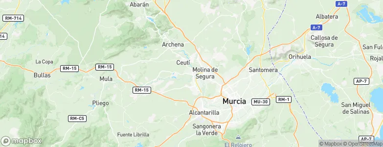 Alguazas, Spain Map