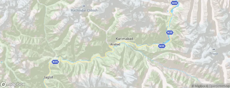 Aliabad, Pakistan Map