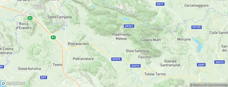 Alife, Italy Map