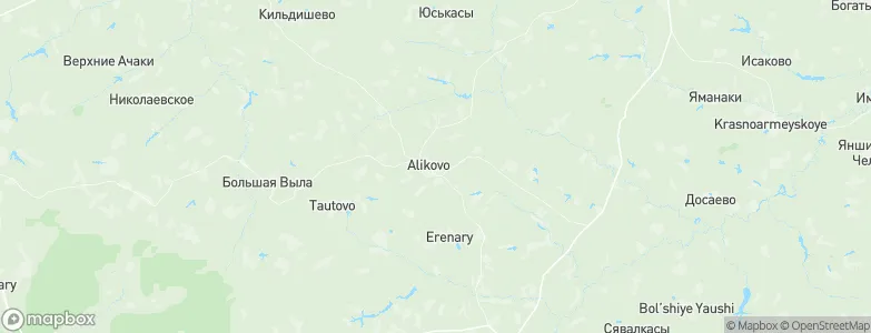 Alikovo, Russia Map