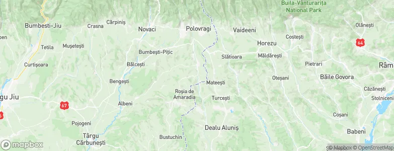 Alimpeşti, Romania Map
