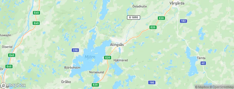 Alingsås, Sweden Map