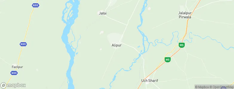 Alipur, Pakistan Map