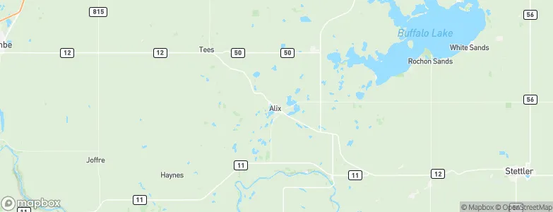 Alix, Canada Map