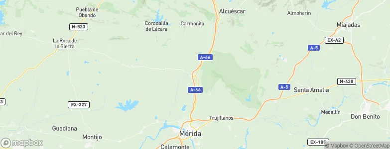 Aljucén, Spain Map