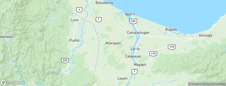 Allacapan, Philippines Map
