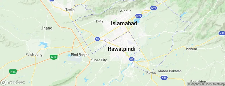 Allahabad, Pakistan Map