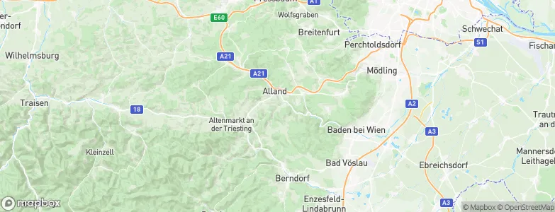 Alland, Austria Map