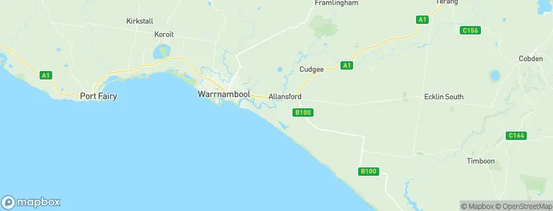 Allansford, Australia Map