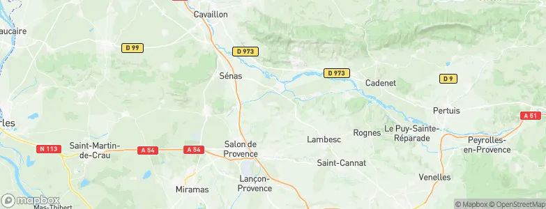 Alleins, France Map