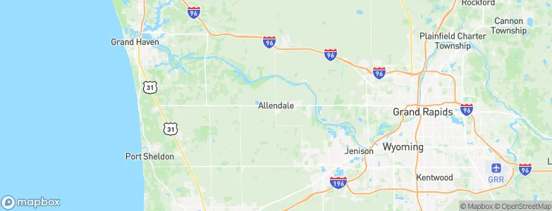Allendale, United States Map