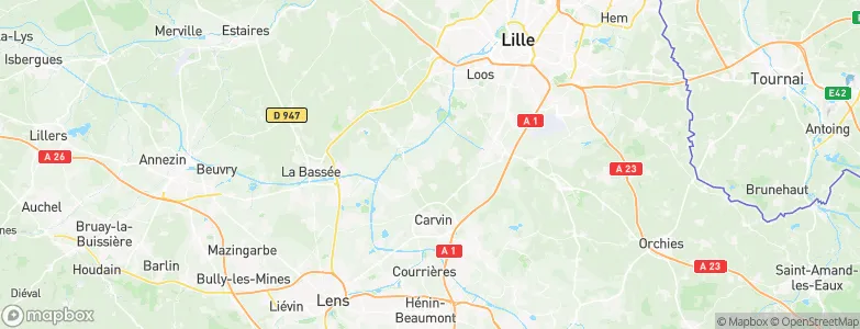 Allennes-les-Marais, France Map