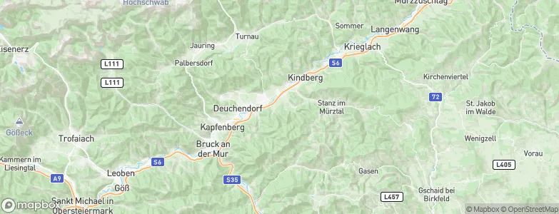 Allerheiligen im Mürztal, Austria Map