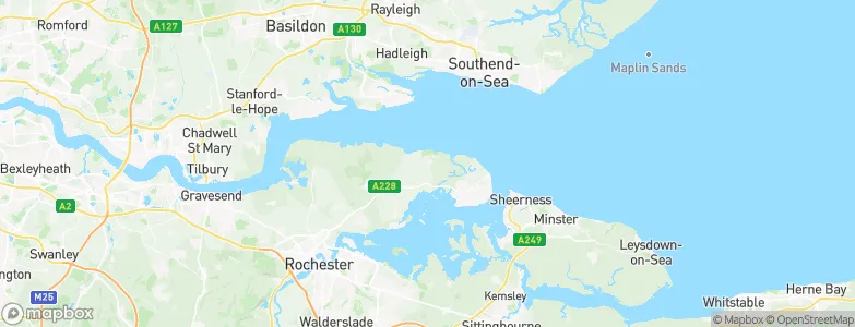 Allhallows, United Kingdom Map